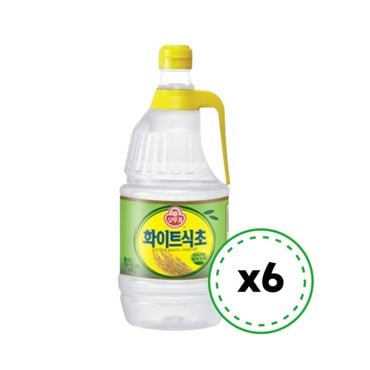  오뚜기 화이트식초 백식초 1.8L 6개 PET