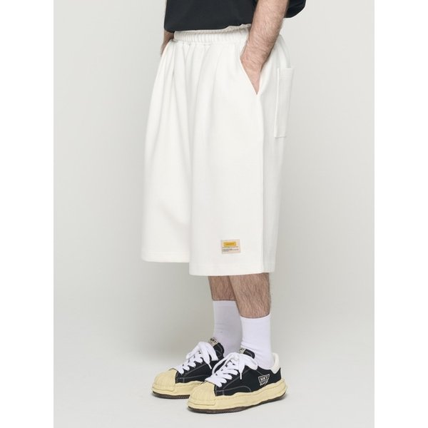 CB SWEAT BANDING HALF PANTS (WHITE)