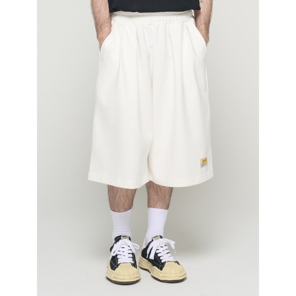 CB SWEAT BANDING HALF PANTS (WHITE)