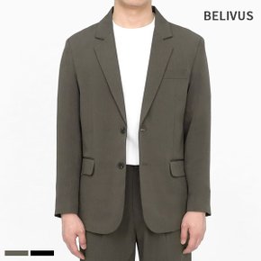 남성 블레이저 카라 싱글 자켓 재킷 BIT167