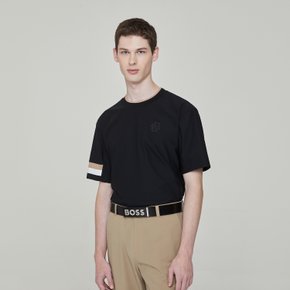 [BOSS GOLF] 남성 라운드넥 반팔 티셔츠 블랙(BIMTM152021)