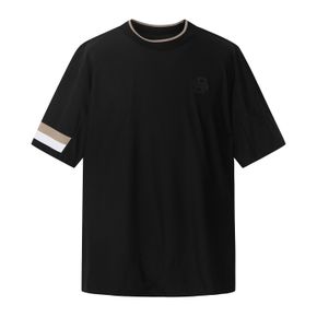 [BOSS GOLF] 남성 라운드넥 반팔 티셔츠 블랙(BIMTM152021)