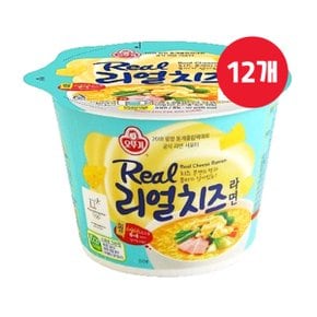 오뚜기 리얼치즈라면 용기 120g x 12개