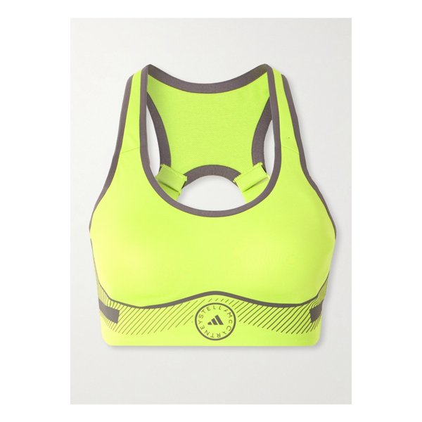 바이스텔라매카트니 트루페이스 네온 스트레치 스포츠 브라 라임 1647597360131840