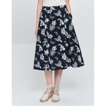 헤지스레이디스 [25SS]플라워 프린트 스커트 (HSSK-5B502)