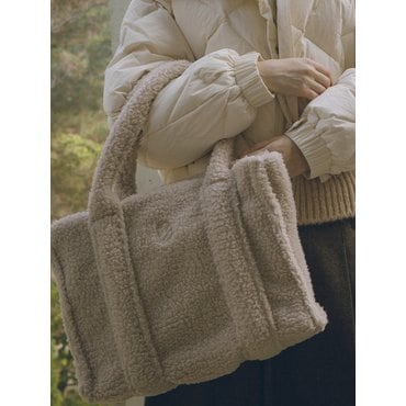 시야쥬 SIAC3015 shearing tote bag_Beige_M