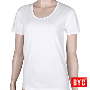BYC 2550 여성 반팔 3부 런닝 여자 러닝 순면 속옷