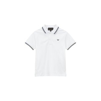 엠포리오아르마니주니어 [남아] 배색 라인 이지 피케 셔츠 0454113001000