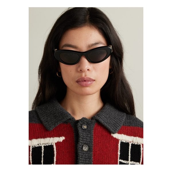 캣아이 아세테이트 선글라스 블랙 1647597359431834