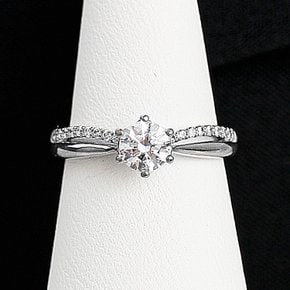 5부 랩그로운 다이아몬드 반지 블링 화이트 결혼 기념일 선물 프러포즈 웨딩 밴드