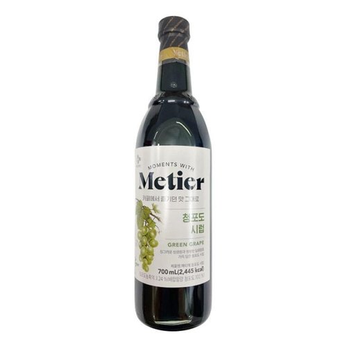 씨제이제일제당 메티에 청포도 시럽 700ML