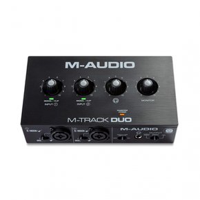 M-Audio USB Mac Win DTM DAW M-Track Duo 오디오 인터페이스 음악 제작 소프트웨어 첨부 저소음