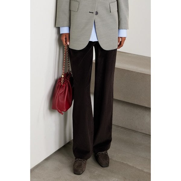 에이디 재스퍼 보우 디테일 시어링 라이닝 스웨이드 로퍼 46376663162907297