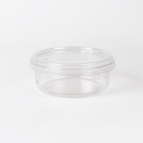 KP-8 투명 디저트컵 델리컵 과일 쿠키 포장 배달 100세트 (용기+뚜껑)