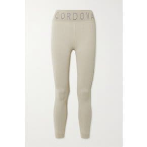 Ribbed Thermal Leggings 화이트