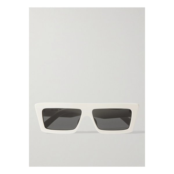 Rectangle-Frame Acetate Sunglasses
