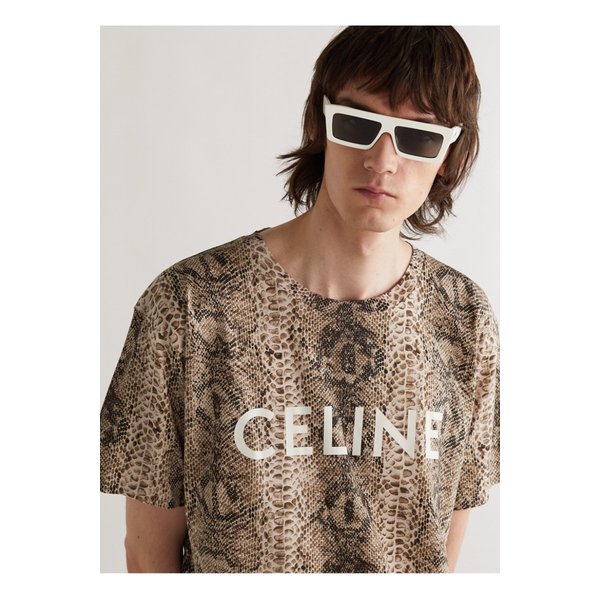 Rectangle-Frame Acetate Sunglasses