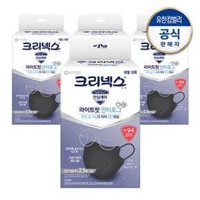 KF94 라이트핏 안티포그 대형 블랙 10Px4팩