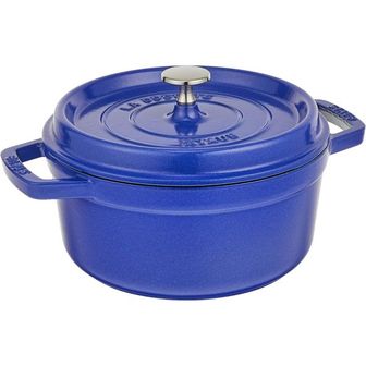  일본 스타우브 냄비0108 staub 스토우브  피코코코토 라운드 블루베리 22cm 양손 주물 법랑 냄비