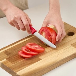 톱니 과도 빵칼 레드