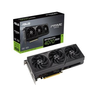 ASUS PRIME 지포스 RTX 4070 SUPER O12G OC D6X 12GB [공인인증점]