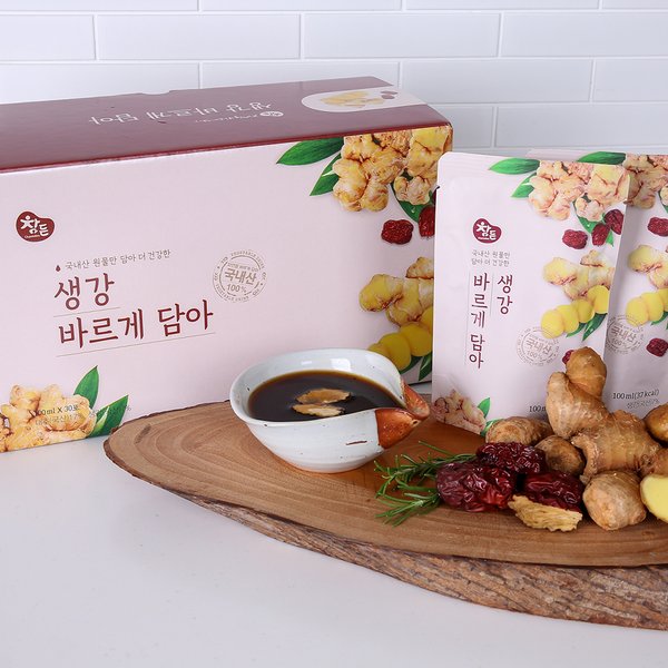 참든 생강즙 생강 바르게 담아 100ml x 30포