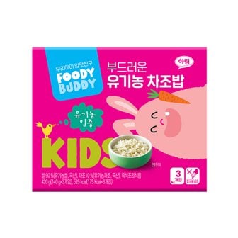 더미식 푸디버디 부드러운 유기농 차조밥 3개입 (140g X 3개입)