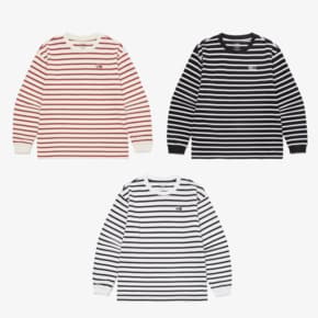 NT7TQ51  키즈 글렌 스트라이프 긴팔 라운드 티 KS GLEN STRIPE L/S R/TEE