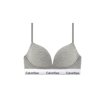 Calvin Klein Underwear 여성 모던 코튼 AF 플런지 푸쉬업 브라 QF7623 GREY_P359001686