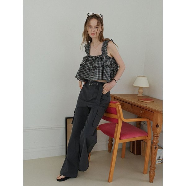DD_Cargo wide pants_CHARCOAL