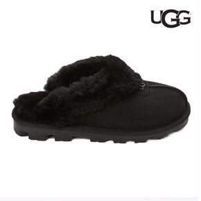 어그 UGG 여성 코케트 양털 슬리퍼 블랙 5125BLK