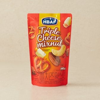 HBAF 트리플 치즈 믹스넛 190g