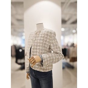 [파주점] [더아이잗컬렉션페미닌 골드 버튼 트위드 자켓 CR3A0JK841