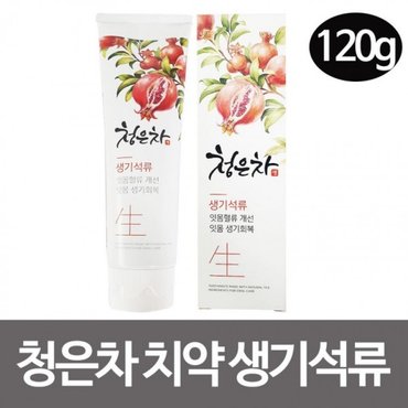  애경 실용적인 청은차 치약 생기석류(120g) 잇몸보호 치주염