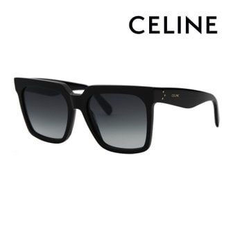 셀린느 CL4055IN 01B 공식수입 스퀘어 뿔테 오버 명품 선글라스