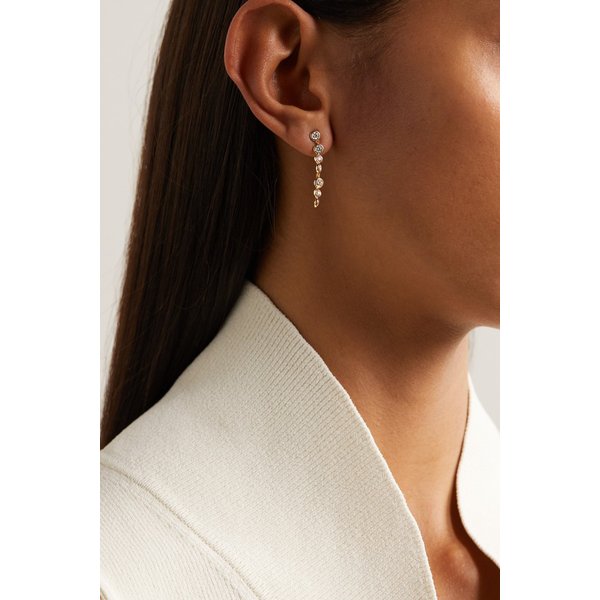 쿠르베 오리진 2 18k 골드 랩 다이아몬드 싱글 이어링 1647597291673881