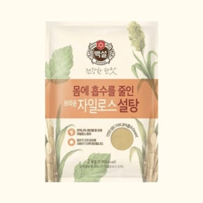 백설 브라운 자일로스 갈색설탕 2kg 건강에좋은 고운입자 달달한
