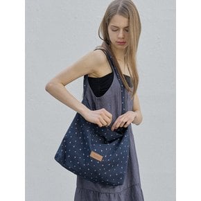 Heart Pattern Eco Bag - NAVY