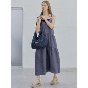 Heart Pattern Eco Bag - NAVY