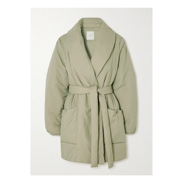 발리 라오나 벨트 패딩 셸 재킷 세이지 그린 1647597350222824