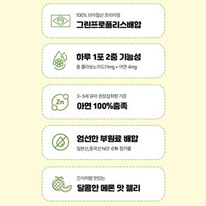 더데이 우리아이 그린프로폴리스 젤리 메론맛 3박스