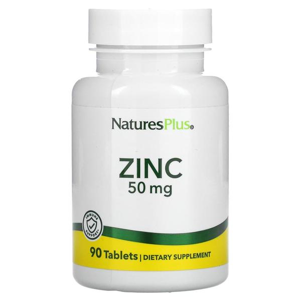 [해외직구]네이처스플러스 징크 아연 50mg 90정 NaturesPlus Zinc 50 mg 90 Tablets