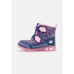 키즈 스케쳐스 ILLUMI BRIGHTS - 클래식 앵클 부츠 - navy/pink 6128806