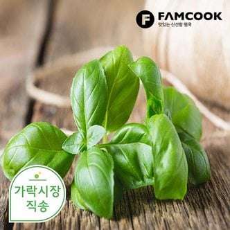 팸쿡 가락시장직송 바질 100g