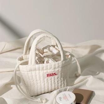 아트박스 /마스마룰즈 Stitched cotton mini bag