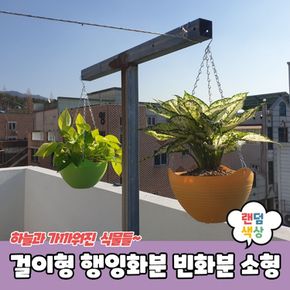 베란다텃밭 걸이형 행잉화분 빈화분 소형 배란다텃밭