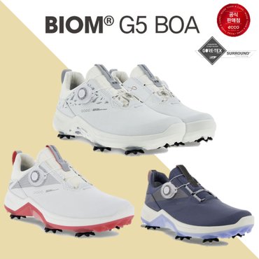 에코 [ECCO정품] 에코 G5 BIOM BOA 여성용 스파이크 야크가죽 골프화 (색상 3가지 선택가능)