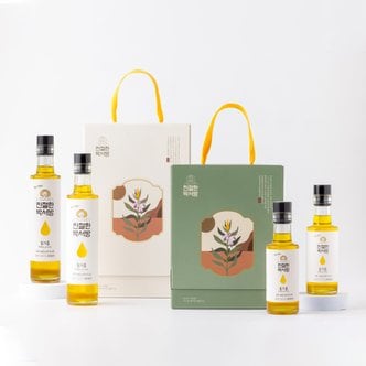 친절한박서방 전북 완주군 국내산 저온압착 들기름,들기름 180ml/300ml 세트