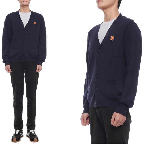 [부산점] 26SS 남성 폭스헤드 울 가디건 (PM00501KT1181 0413 26S)