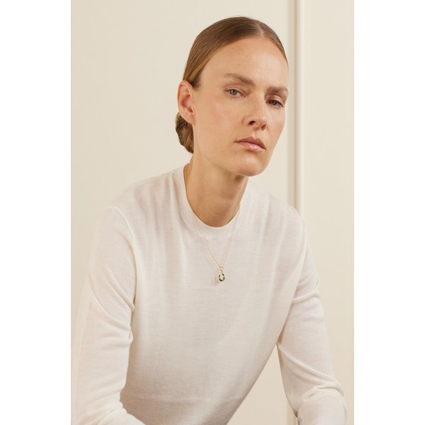 파운드레 홀스슈 18K 골드 말라카이트 목걸이 46376663162956554